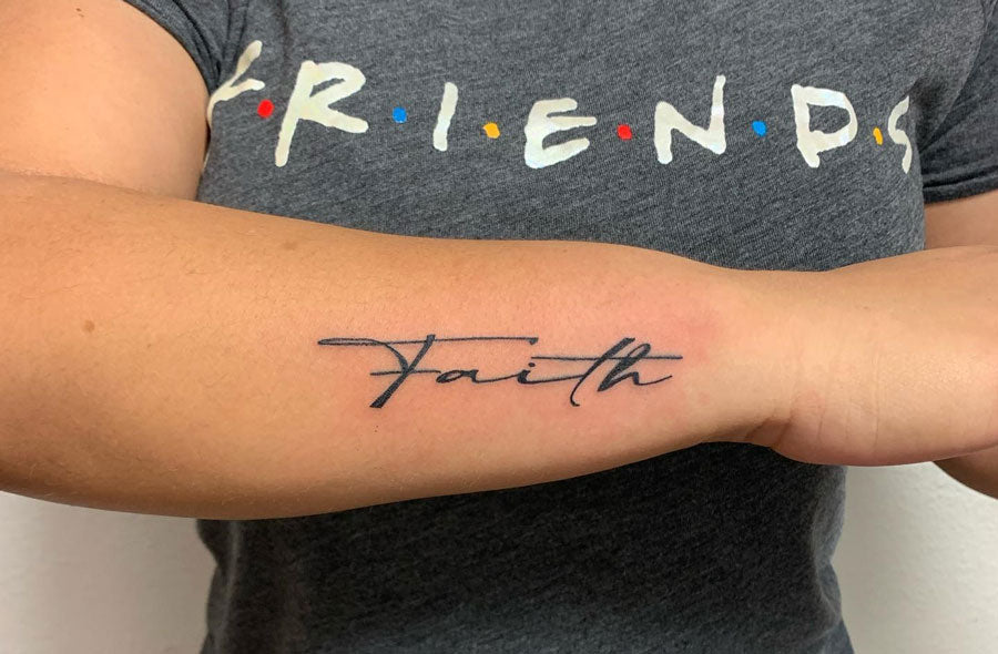 Faith tattoo idea