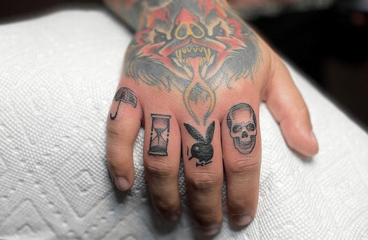 Finger tattoo for men ideas