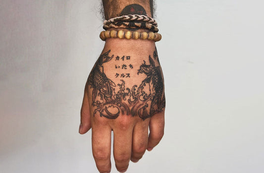 Hand tattoo idea for men