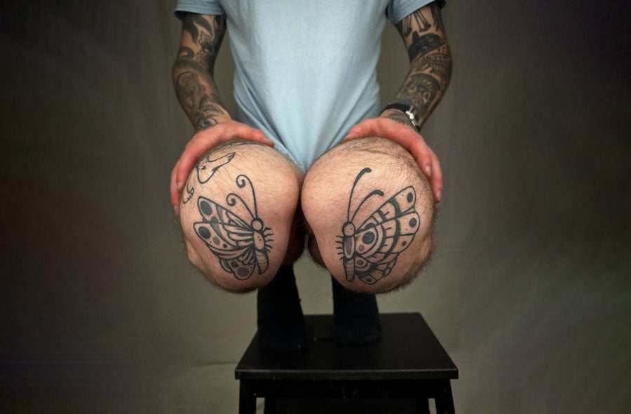 Kneecap tattoo idea