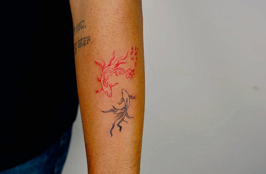Koi fish tattoo design