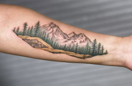 Mountain tattoo idea