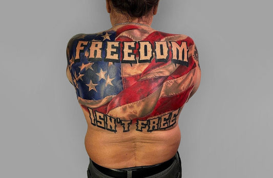 Patriotic tattoo idea