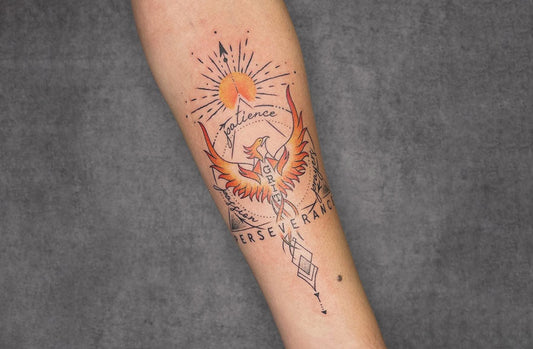 Phoenix tattoo idea