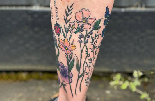 Wild flower tattoo ideas