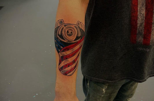 American flag tattoo idea