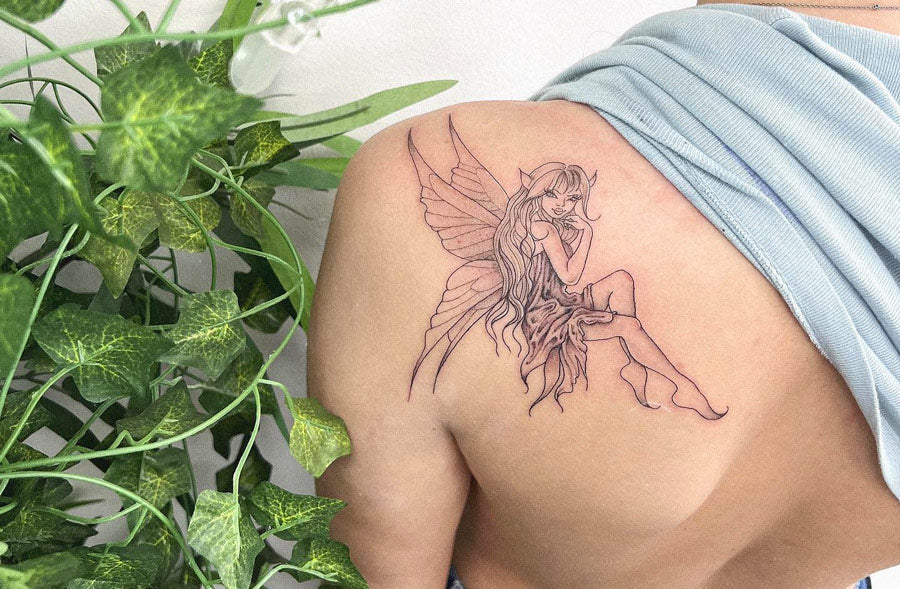 Fairy tattoo idea