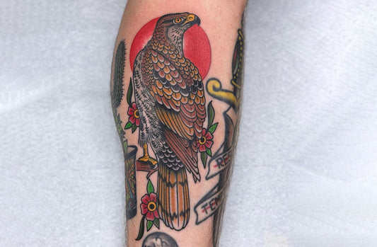 Hawk tattoo idea