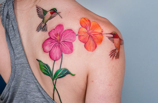 Hibiscus tattoo idea