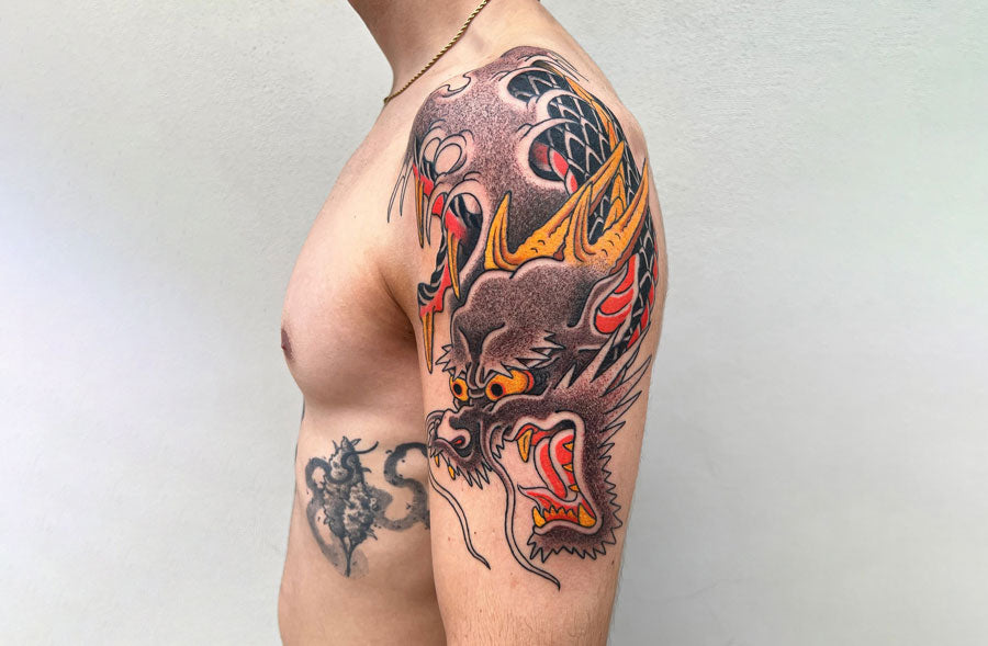 Japanese dragon tattoo idea