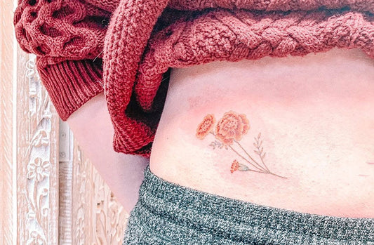 Marigold tattoo idea