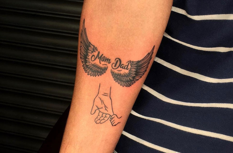 Mom and dad tattoo Idea