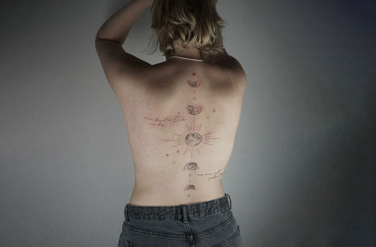 Moon phase tattoo idea