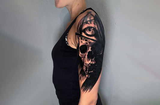 Negative space tattoo idea