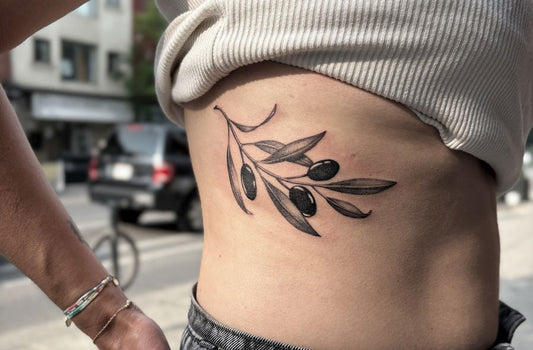 Olive branch tattoo idea