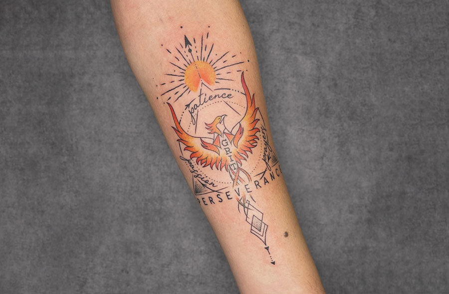 Phoenix tattoo idea