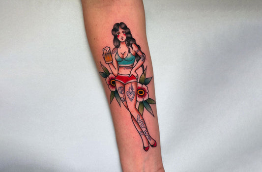 Pin up tattoo idea