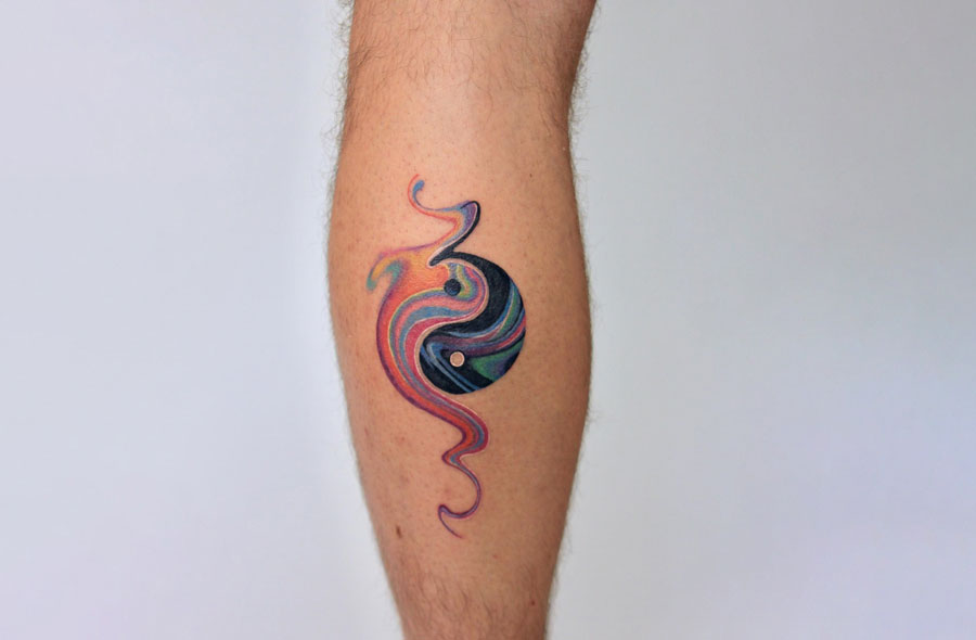 Yin yang tattoo idea