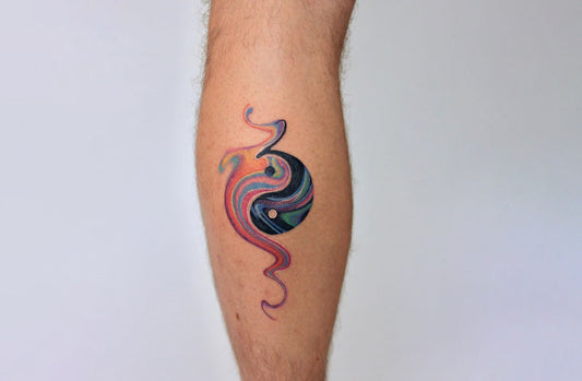 Yin yang tattoo idea